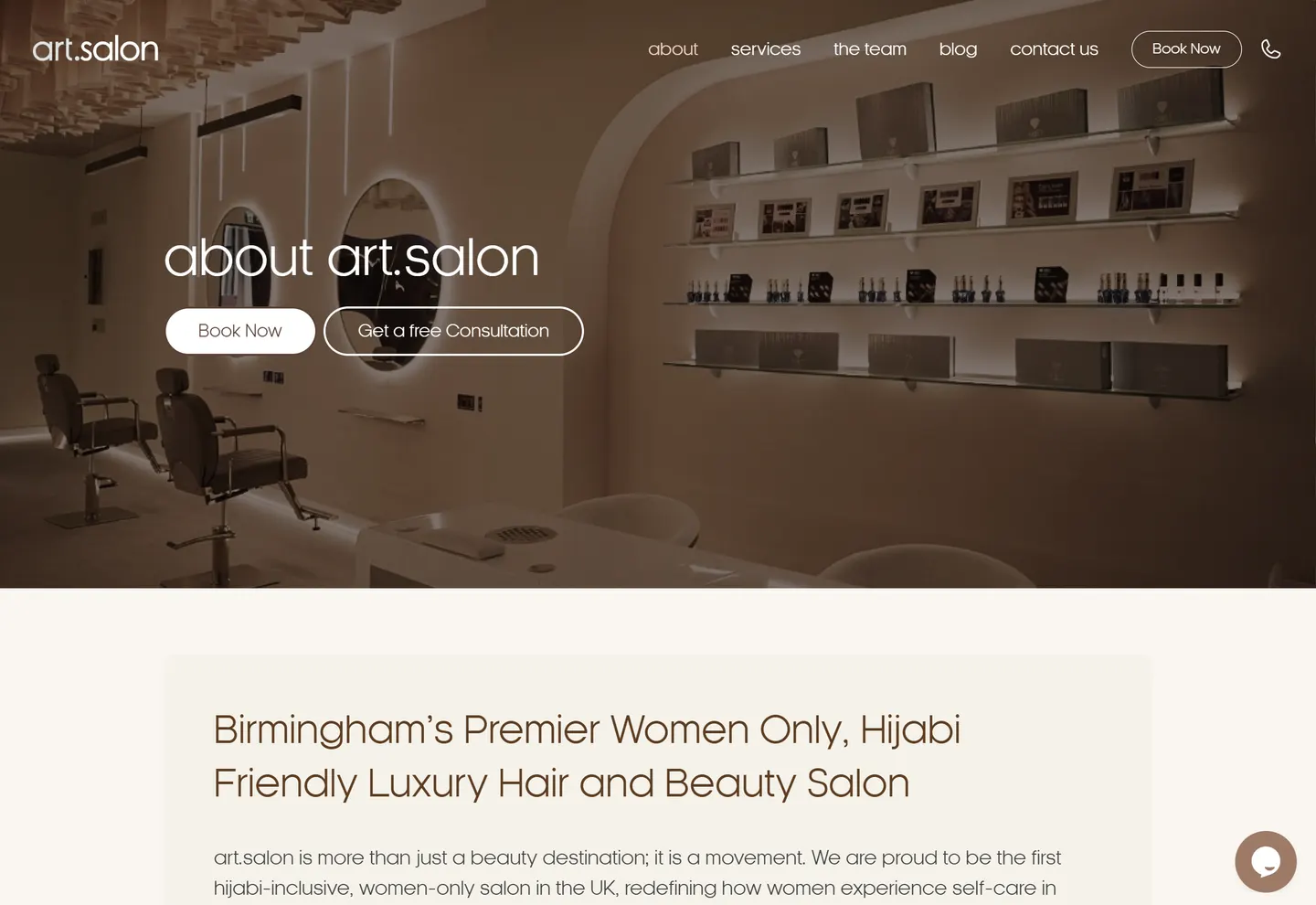 Art Salon styling